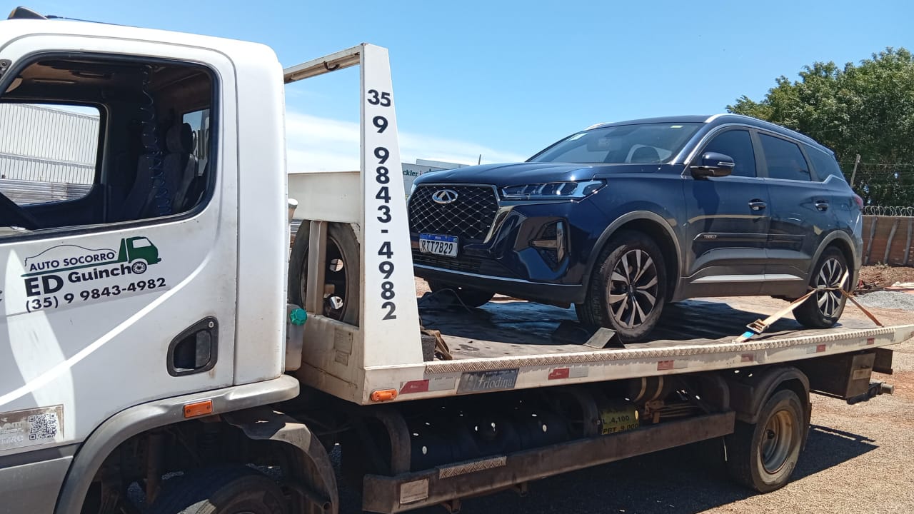 Guincho para SUV Chery em Varginha MG